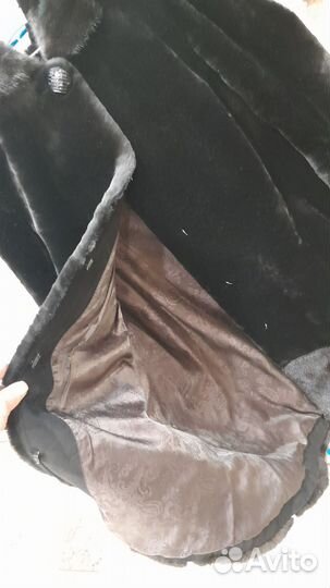 Шуба мутон норка