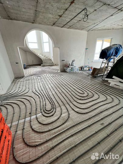 Монтаж отопления водоснабжения услуги теплотехника