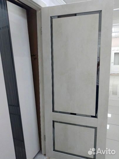 Дверь межкомнатная «Слим Бетон RA-2»