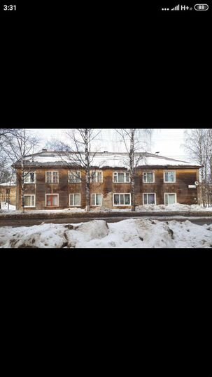 Комната 8,6 м² в 2-к., 2/2 эт.