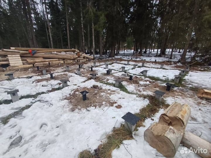 Винтовые сваи под ключ