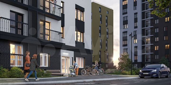 1-к. квартира, 43 м², 4/10 эт.