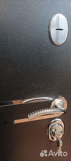 Дверь входная Союз Стиль 3K Зеркало Белёный дуб