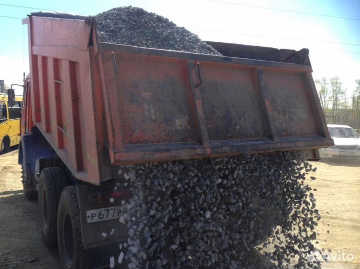 Щебень гранитный