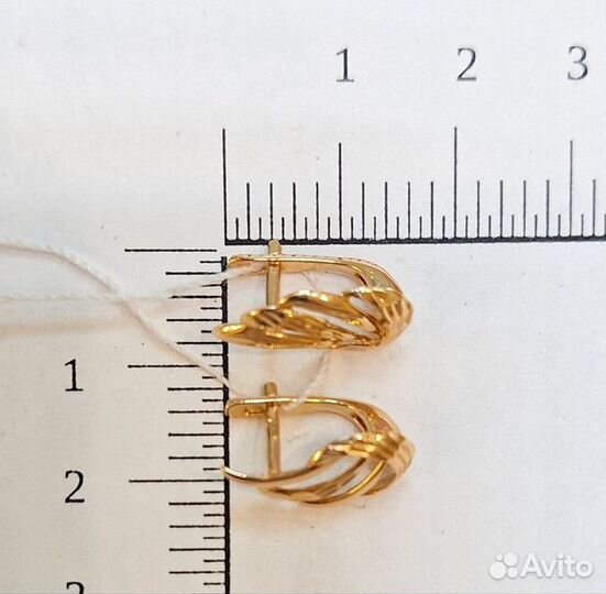 Золотые серьги