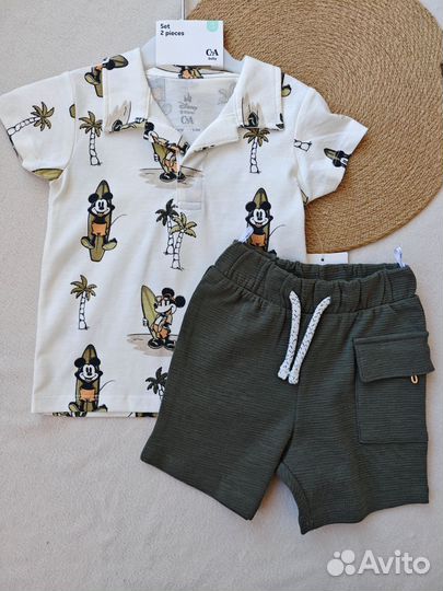 Комплект футболка шорты ca Микки Маус 62-92