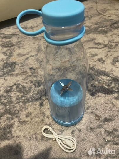 Портативный блендер mini juice 6 лезвий