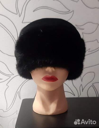 Шапка норковая женская новая