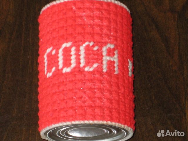 Coca-cola металлический стакан банка ваза новая