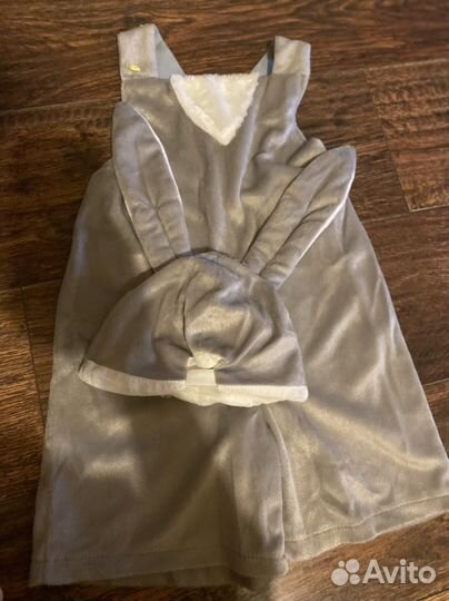 Новогодний костюм зайчика 98-110