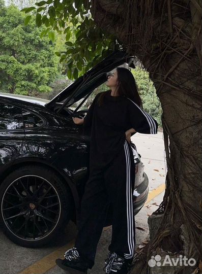 Костюм Оверсайз Штаны и Футболка Adidas Type