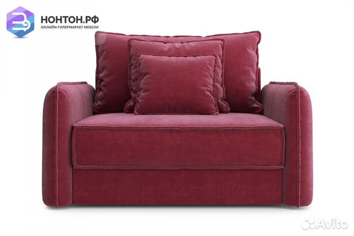 Кресло тик-так Антей бордовое