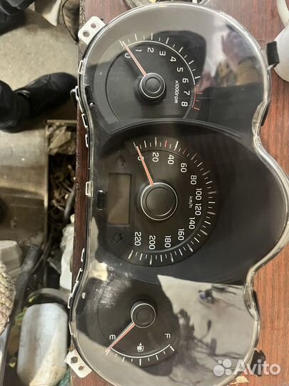 Приборка на kia rio 3