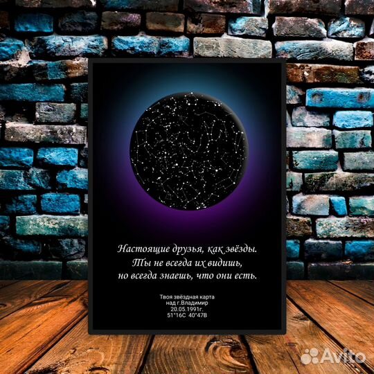 Карта звездного неба