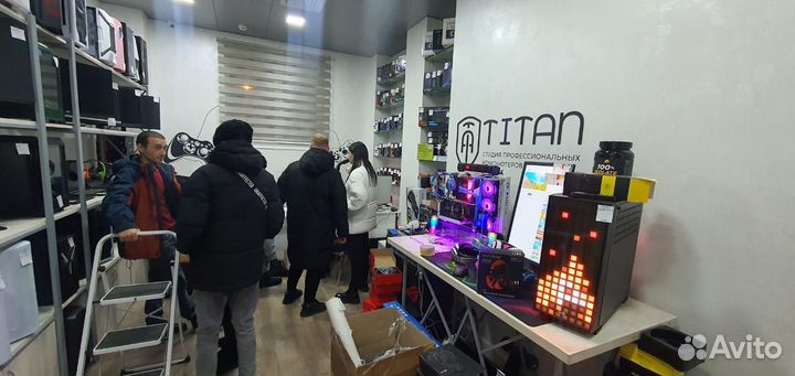 Игровой компьютер i3 10105F/SSD 512Gb/GTX 1050Ti