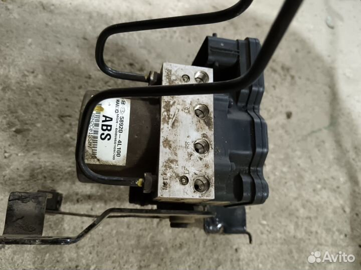 Блок abs hyundai solaris