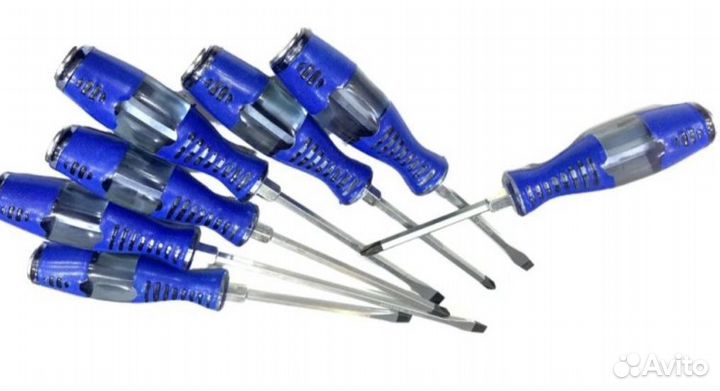 Набор отвертки ударные 7 предметов