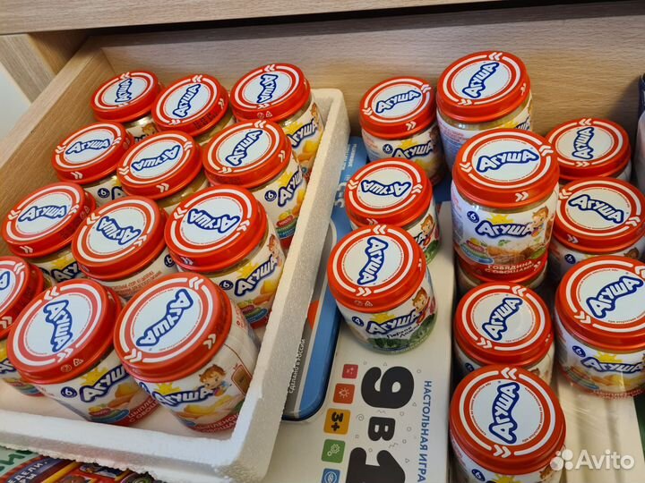 Пюре агуша мясное