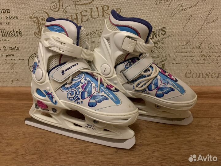 Коньки детские раздвижные 30 31 32 33