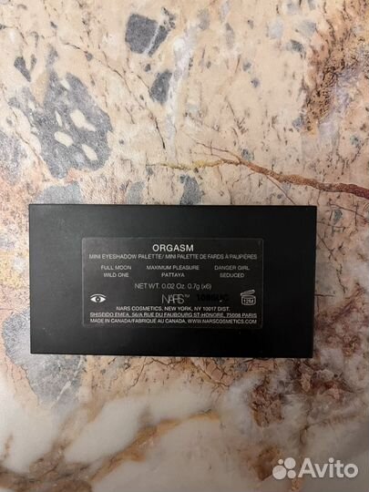 Палитра теней Nars Orgasm mini palette