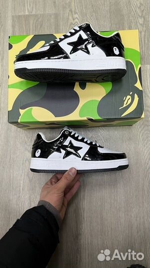 Кроссовки Bape Sta Air Force 1 Black White (36-45)