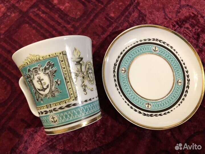 Чашка с блюдцем лфз СССР