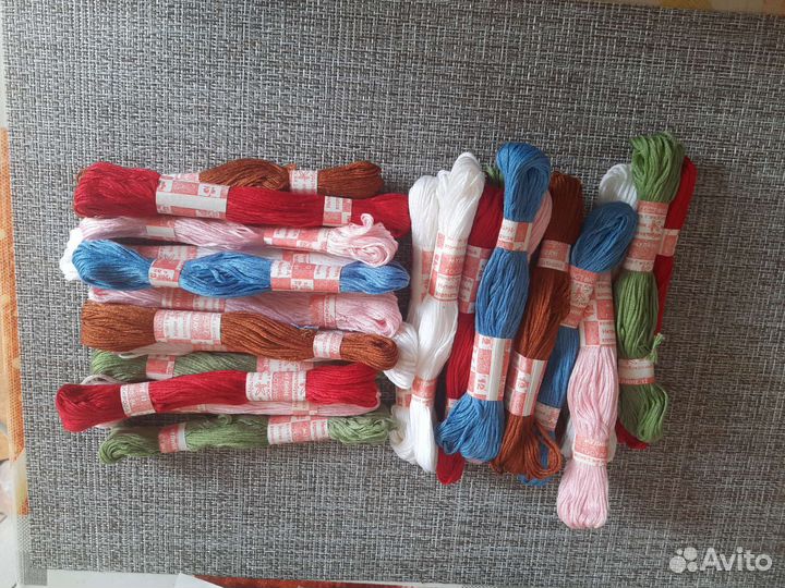 Нитки мулине мерсеризованные для вышивания х /б