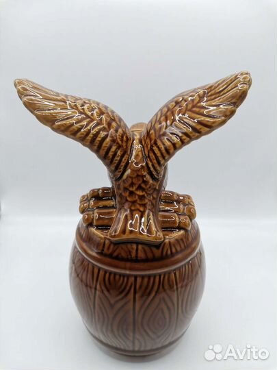 Графин Орёл и 4 рюмки-кружки Керамика Китай (Ч)