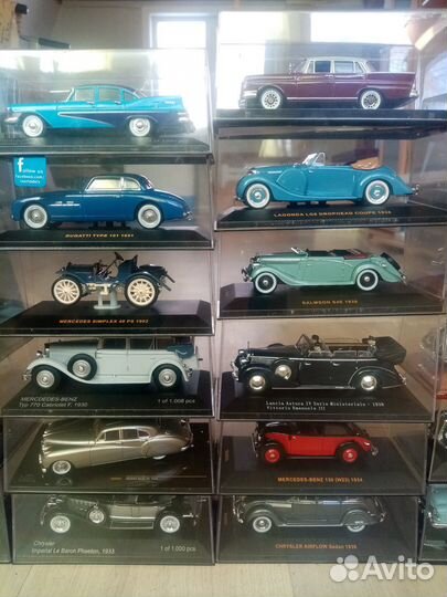 Коллекция ретро моделей 1/43