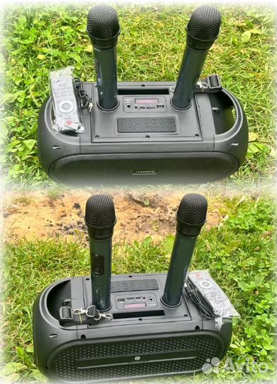 Караоке система беспроводная 20W (2 микрофона)