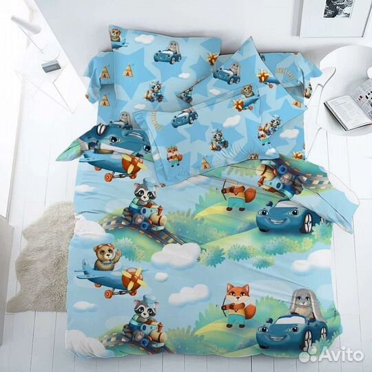 Детское постельное белье новое