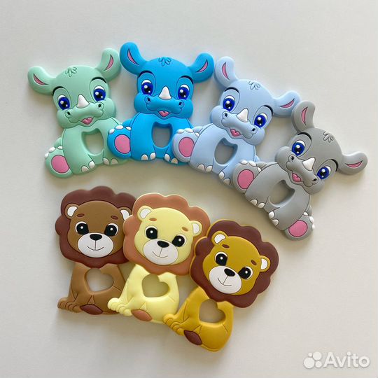 Силиконовый грызунок прорезыватель