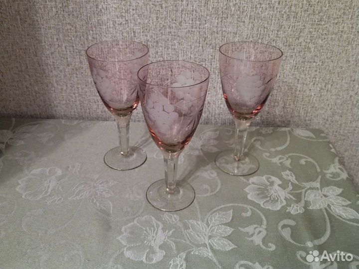 Набор бокалов для вина СССР