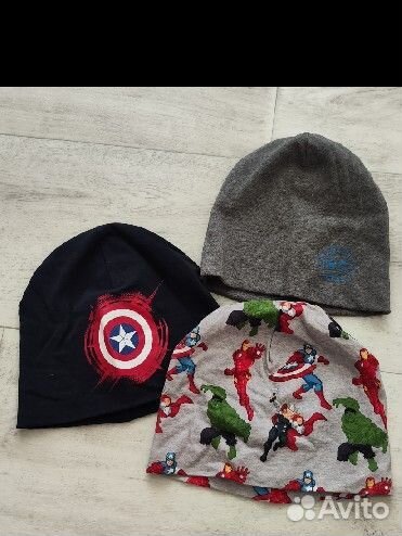 Шапка для мальчика 92-104, 2-4 года на весну лето