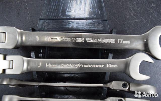 Набор ключей Дело техники трещоточных шарнирных 6п