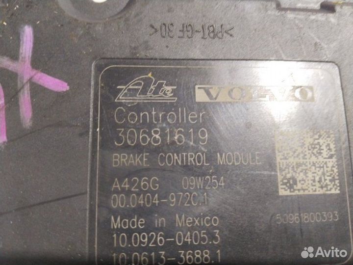 Блок ABS Volvo Xc60 B6304T 2013