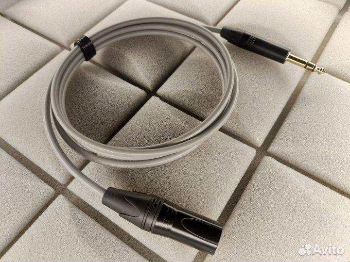 Xlr штекер - jack 6,3 stereo Canare l-4e5at