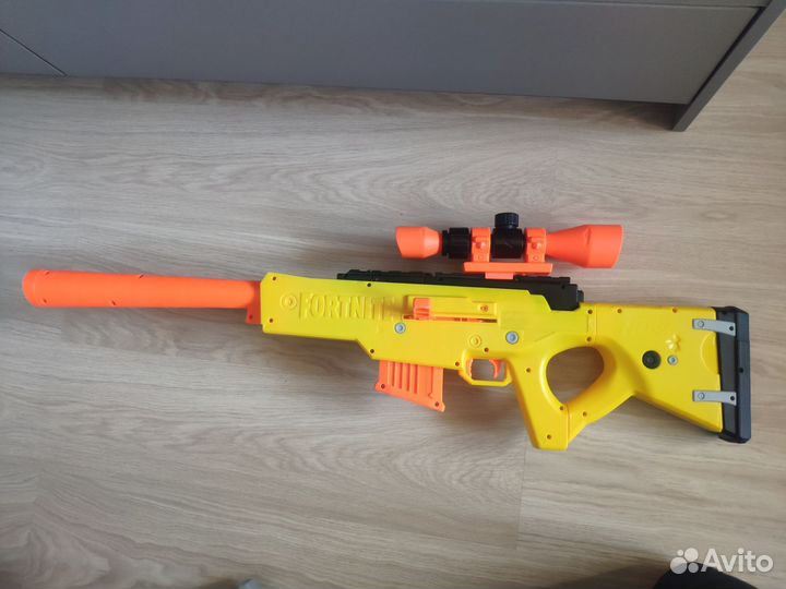 Бластер nerf fortnite снайперская винтовка