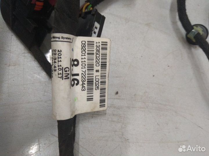 Проводка двери левая Opel Astra GTC 1.4 2012