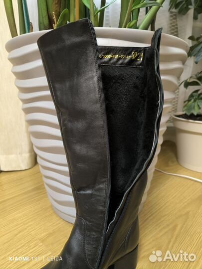 Сапоги натуральная кожа 37