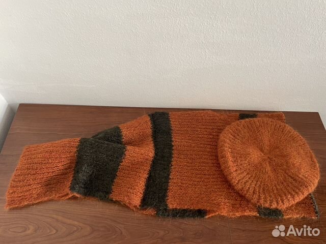 Комплект шапка и шарф женский