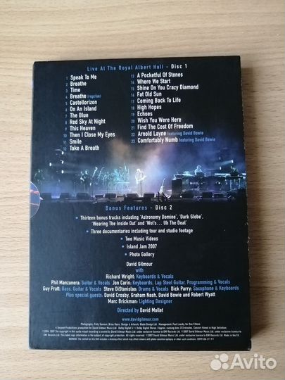 2xDVD David Gilmour 