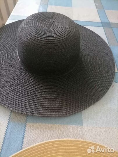 Шляпа женская соломенная