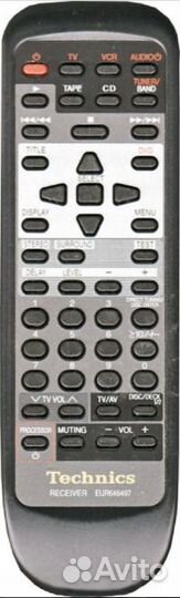 Пульт заменяющий Technics EUR646469, EUR646497