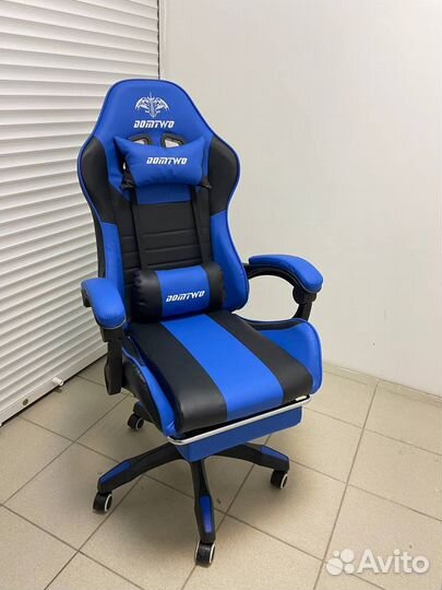 Геймерское кресло синее