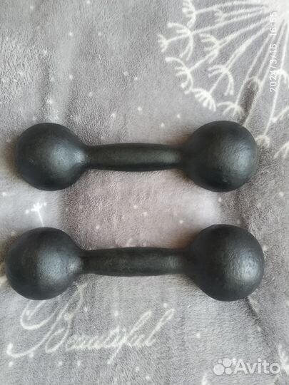 Гантели СССР по 5 и 3 кг