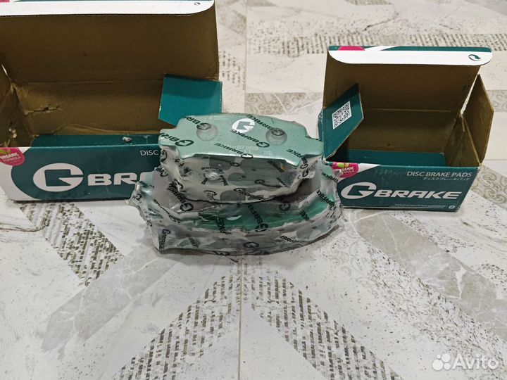 Тормозные колодки задние G-brake (Япония) GP-07069