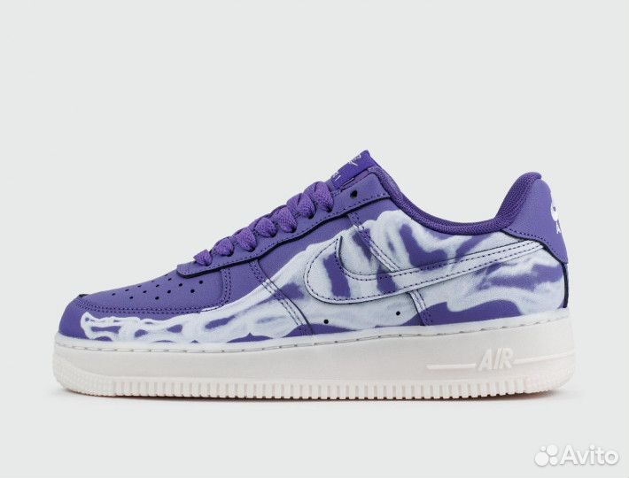 Кроссовки Nike Air Force 1 Low Skeleton Violet Wmn