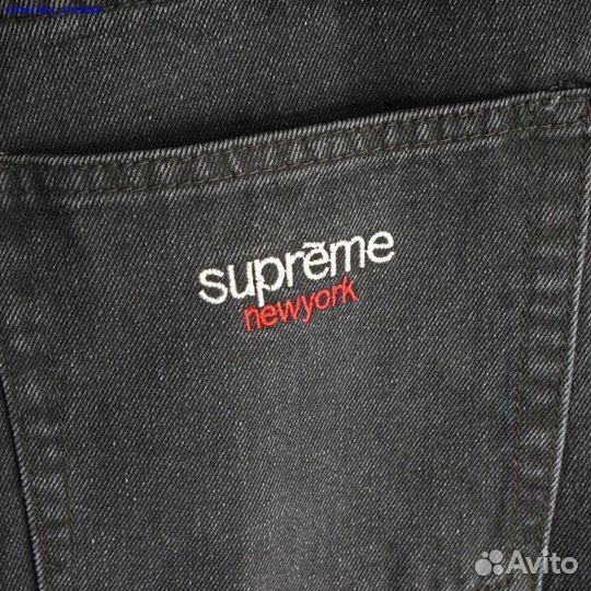 Джинсовые шорты Supreme (Арт.68808)