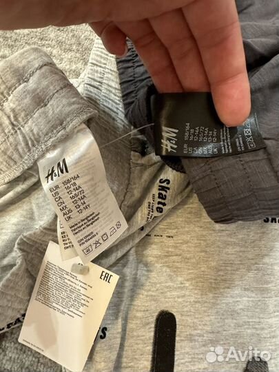 Новый комплект шорт H&M, 158/164 рост